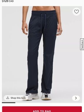 Lululemon athletica Black Dance Studio Pants Tall